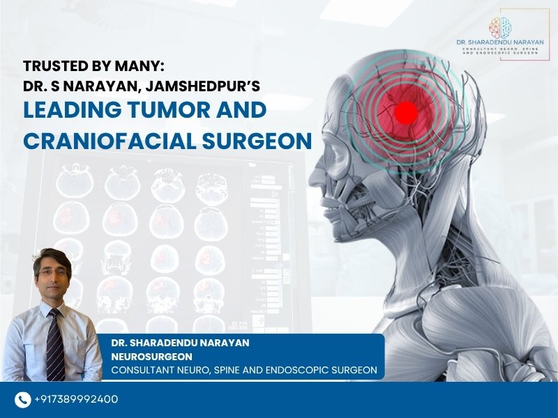 Dr. S Narayan performing craniofacial surgery in Jamshedpur
